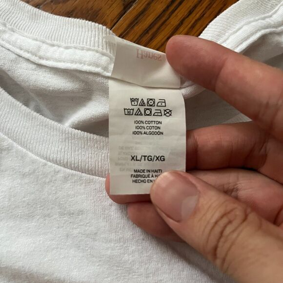 American Red Cross Tetris 40th Anniversary Hanes White T Shirt Mens Size XL - Picture 5 of 6